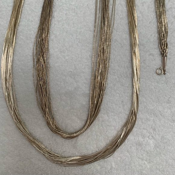 Sterling silver 925 set- 2 necklaces and a bracelet, great condition - Picture 3 of 6